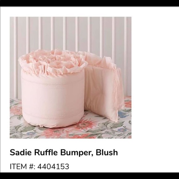 sadie ruffle baby bedding